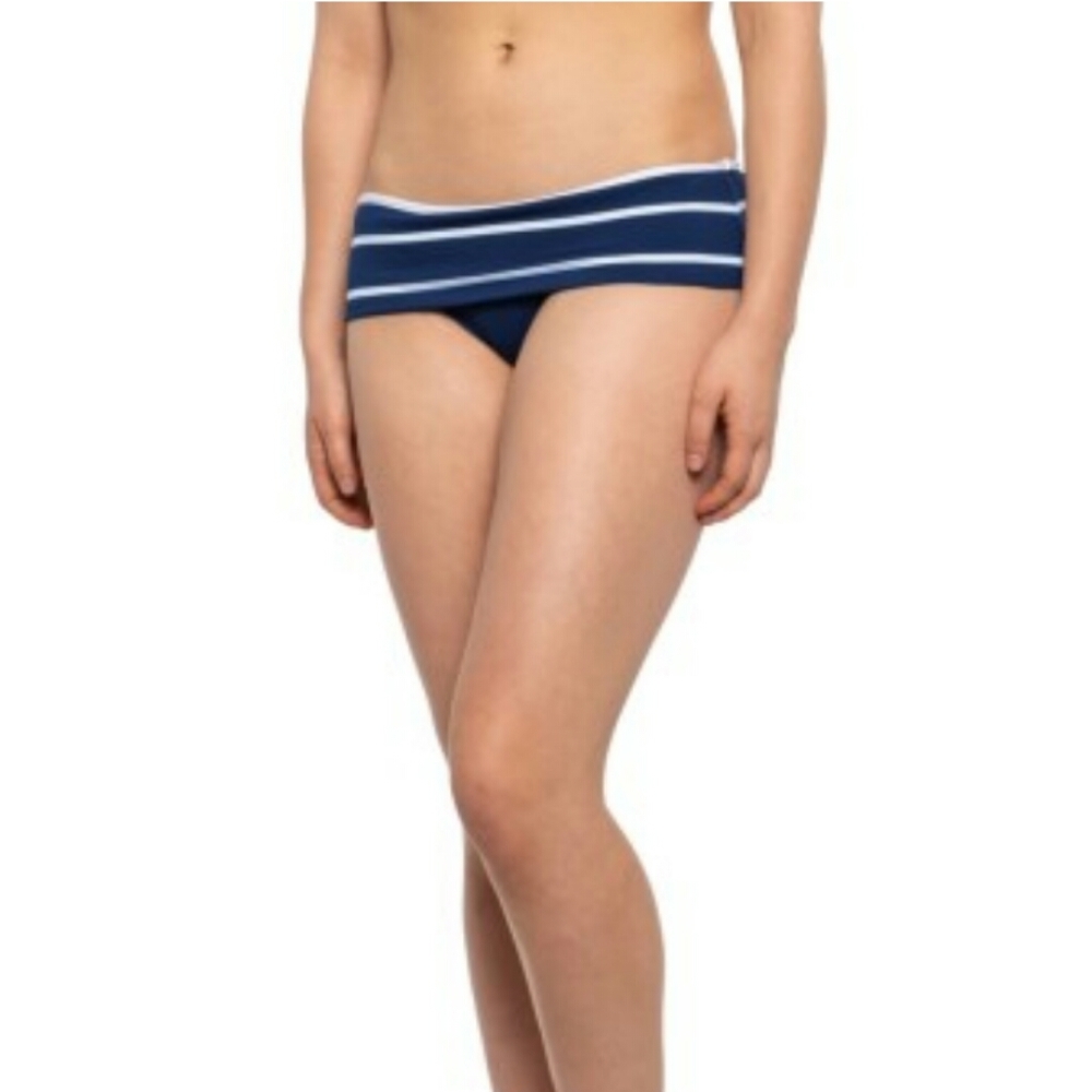 🔥Seafolly Cast Away Stripe Skirted hipster bottom